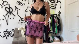 Sanriobitch Asian In a Cute Dress Revealing Her Small Boobs Onlyfans Video
