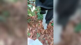 Asian Teen Shows Small Tits In The Jungle Video