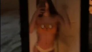 Asian babe Getting Exposed On Mirror Video