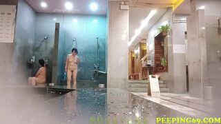 Asian Milfs Gets Exposed To a Hidden Cam In the Bathroom Video