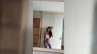 Wild Skinny Asian Showing Off In Tight Pants Video