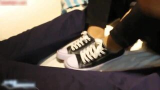 Cute Asian Slut Giving An Awesome Blowjob By Her Feet Video