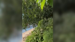 Tattooed Asian Getting Banged In Beach Video