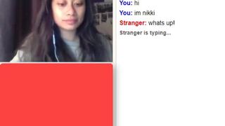 Pretty Asian Lesbian Girl Pleasing Her Pussy On Omegle Live Video