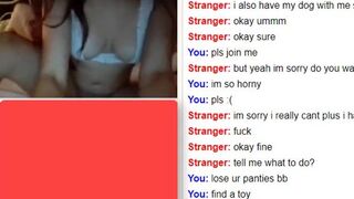 Pretty Asian Lesbian Girl Pleasing Her Pussy On Omegle Live Video