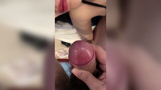 Horny Asian Housemaid Licking His Hard Dick Video