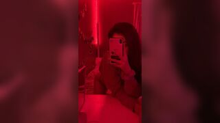 Half Naked Asian Recording Herself Leaked Video