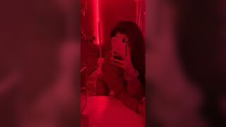 Half Naked Asian Recording Herself Leaked Video