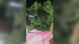 Asian Cute Girl In a Park Showing Off Video