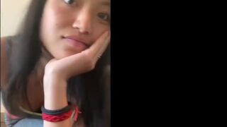 Young Asian In Tights Revealing Boobs and Booty Video