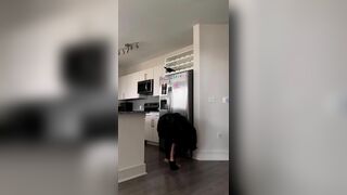 Sexy Fit Asian Trying Out Hot Short Skirt Video