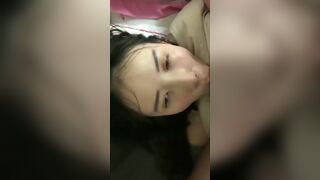 Shy Asian Loves Deepthroat Blowjob Leaked Video