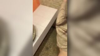 Slim Asian GF Gets Her Pussy Banged By Big Cock In A Public Bathroom Video
