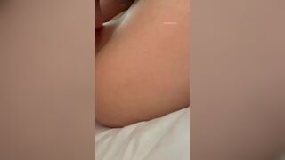 Asian With Her Hands Tied Gets Pussy Sucked Hard On Bed Video