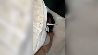 Icanbeurnuocmami Asian Slut Fucked While Getting Choked Video