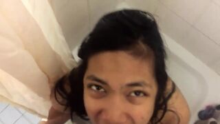 Asian Malaysian Gf Getting Huge Cumshot On Face Video