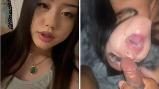 Pretty Asian Girl Getting Facial Leaked Video