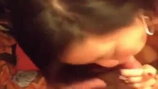 Asian Hot Pretty Girlfriend Sucking his Hard Rod Leaked Video