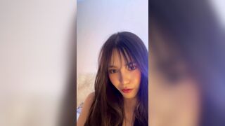 Pretty Hot Asian Showing herself In Lingerie Video