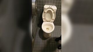 Asian Gets Exposed to a Toilet Hiddencam Video
