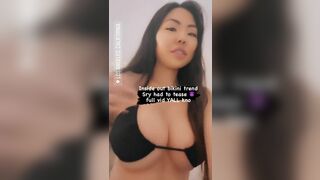 Asian Model Flashing Huge Boobs Video