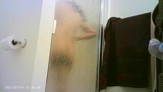 Asian Sexy Babe gets Her Nude Body Exposed To a Hidden Cam While On Shower Video