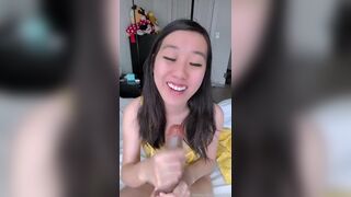 Uwutofu Asian Cutie Sucking a Big Dildo Gently On Cam Onlyfans Video