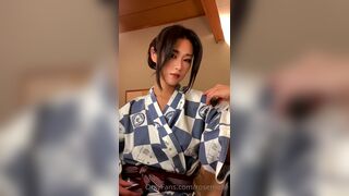 Rose Melle Sexy Asian Babe Reveals Her Juicy Round Tits Onlyfans Video