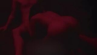 LilyLuen Sexy Asian Gf Sucks His Hard Cock In a Red Room Onlyfans Leaked Video