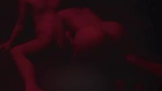 LilyLuen Sexy Asian Gf Sucks His Hard Cock In a Red Room Onlyfans Leaked Video