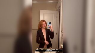 Slutty Asian Teen Showing Off Her Sexy Body Mirror Cam Video