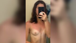 Petite Teen Exposing Her Nude Body On Washroom Video