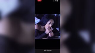 Slim Asian Slut Sucking A Big Black Cock And Let The Guy Cum On Her Whole Face Video