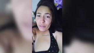 Thayy Slutty Milf Flashing her Juicy Tits On Cam Video