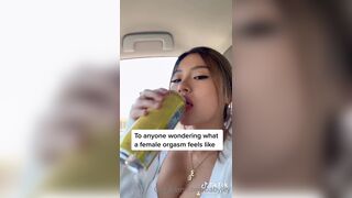 Babyjey Slutty Asian With Hot Dress In A Car Onlyfans Video