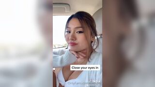 Babyjey Slutty Asian With Hot Dress In A Car Onlyfans Video