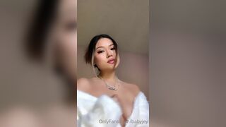 Babyjey Horny Asian Exposed Her Cute Tits Onlyfans Video