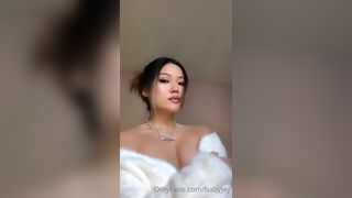 Babyjey Horny Asian Exposed Her Cute Tits Onlyfans Video