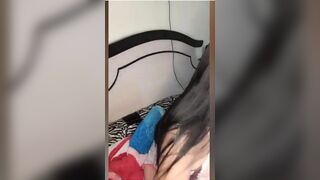 Beautiful Asian Girl Showing Off With Wearing A Hot Dress Video