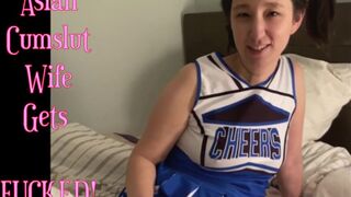 Melissa Slutty Hoe In a Cheerleader Kit Sucks his Cock And Fucks It Video