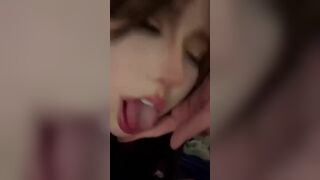 Asian Slut getting Mouthfucked By a Hairy Cock Video