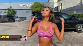 Viet Bunny Hot Pretty Asian Babe Revealing Her Curvy Tits At Public