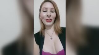 Horny Asian Milf Showing Off Selfie Video