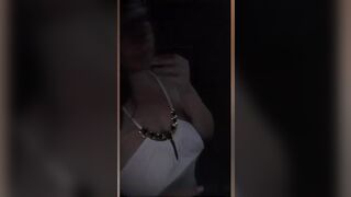 Hot Asian Babe Dancing With Wearing A Hot Dress In A Live Show Video