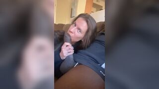 Amateur Wife Licking And Throating Wet BBC Video
