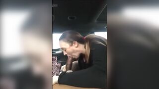 Asian Babe Sucks A Big Black Cock Like A Pornstar In A Car Cam Video