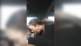Asian Babe Sucks A Big Black Cock Like A Pornstar In A Car Cam Video