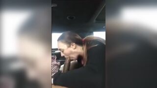 Asian Babe Sucks A Big Black Cock Like A Pornstar In A Car Cam Video