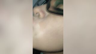 Nerdy Teen Gets a Mouthful Of Cum From Her BBC Boyfriend Video