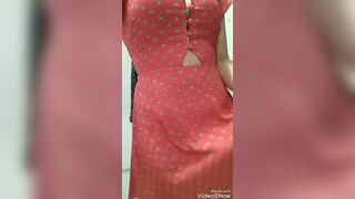 Sexy Asian Babe in a Beautiful Dress Showing Her Hot Tight Tits Video